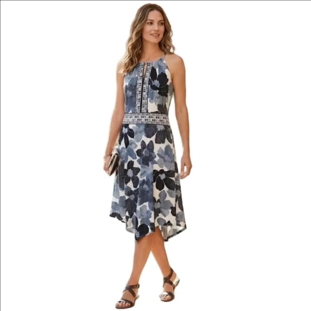 London Times Petites Floral Dress - Picture 1 of 9